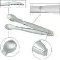 thumbnail image 3 of LLC 4 Pièces Mini Pince à Sucre en Acier Inoxydable - 4 Pouces Carré Plaqué Or, 3 of 5
