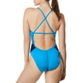 thumbnail image 3 of Speedo Women's Edge Splice One-Piece Swimsuit (Black/Red, 24), 3 of 5