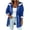 Blue, variant on Womens Full Zip Windbreaker, Drawstring Tie Waist Rainproof Jackets Lightweight Casual Loose Long Sleeve Zippered Hooded Jackets with Pockets Light Blue S