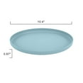 thumbnail image 3 of Mainstays Eco-Friendly Recycled Plastic Dinner Plate, Blue, 10", 3 of 6