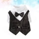thumbnail image 2 of GOOHOCHY Camisa de vestir creativa Traje de fiesta de boda Moda Primavera Verano Abrigo Ropa adorable para perro Mascota Gato (Negro Talla XS), 2 of 7