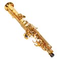 thumbnail image 1 of Saxophone, Professional Exquisite Carving BB Key Soprano Saxophone Brass  for Performance Gold, 1 of 7