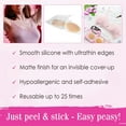 thumbnail image 4 of Hollywood Fashion Secrets Sticky Bra, Hypoallergenic Silicone Adhesive Bra for Women, Medium Shade, 4 of 6