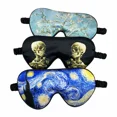 thumbnail image 5 of Máscara de ojos con estampado de Van Gogh, máscara de ojos para dormir con sombreado de girasol, máscara de ojos portátil retro de alta belleza, parches para ojos al por mayor, 5 of 5