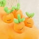thumbnail image 4 of Carrot Plush Toy Cartoon Happy Fruit Park Pillow Carrot Doll 22x22cm, 4 of 5