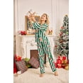 thumbnail image 3 of Womens Christmas Pajamas Set Long Sleeve Sleepwear Button Down Nightwear Soft Pj Loungewear Sleepwear, 3 of 6