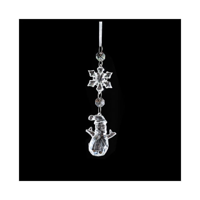 Árbol de Navidad Acrílico Colgante Toystoory Copo de nieve artificial Adorno brillante Fiesta decorativa