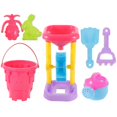 thumbnail image 3 of 1 Set 7pcs Beach Toys Sand Excavating Tools for Kids Playthings Assorted Colors Random Accessories, 3 of 5