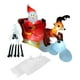 thumbnail image 4 of Papá Noel inflable para exteriores, ideal para patios y jardines., 4 of 9