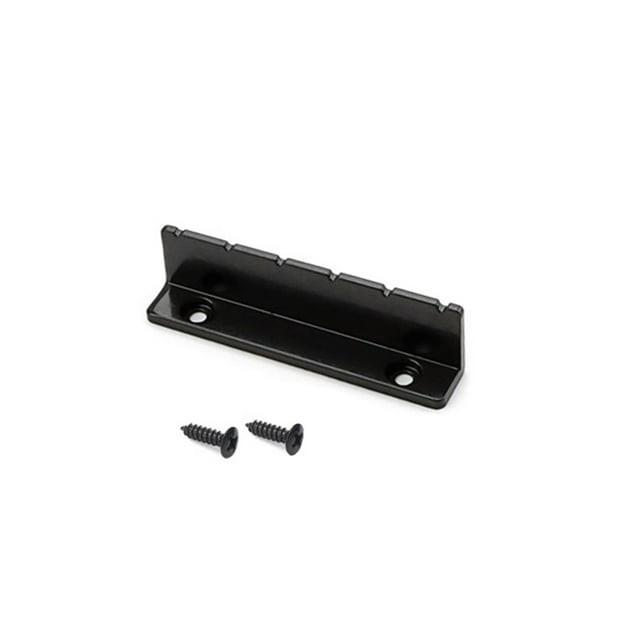 Advancent Tuerca de guitarra en forma de L 6 cuerdas almohadas Metal ranurado resistente duradero instrumento Musical bajo eléctrico Kit suministros Accesorios para instrumentos musicales Negro Advancent OD032189-01