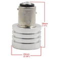 thumbnail image 2 of 2Pcs 1157 Warm White 4 COB  Car Tail Brake Stop Backup Reverse Light Bulb, 2 of 4