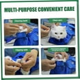 thumbnail image 6 of Cat Nail Trimming Restraint, Cat Restraint Bag, Comfort Adjustable Nylon Nail Trimming with Handle, Anti-Bite & Anti-Scratch for Home, Pet Shop, Travel, Small, 6 of 17