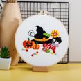 thumbnail image 4 of Bordado Artesanal Diy Apto Para Principiantes Bordado Otoñal De Halloween Patrones De Bordado Impresos Con Temática De Halloween, 4 of 5