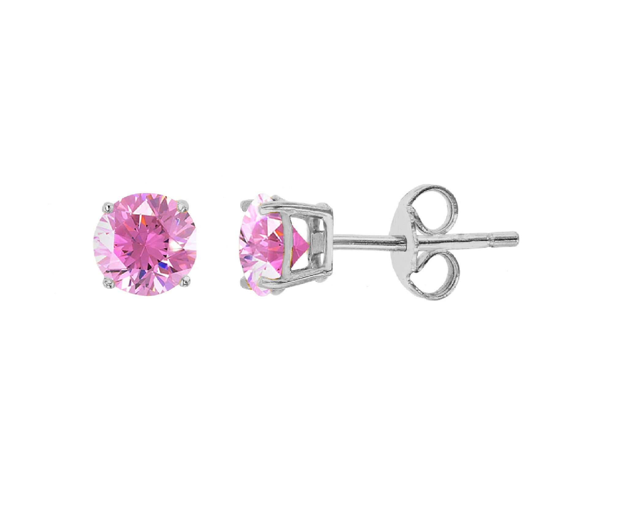 Gold Plated Stud Earrings for Womens Cubic Ziconia Flower Wedding Earrings for Brides Adisaer