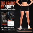 thumbnail image 3 of SQUATZ Vibration Plate Exercise Machine Set - 250W Standing Platform with Resistance Bands and Pilates Rod, 3 of 6