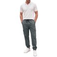 thumbnail image 2 of INSPIRE CHIC Men's Cargo Pants Elastic Waist Tapered Cuffs Multi Pocket Jogger Trousers 28 Gray, 2 of 6