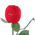 thumbnail image 3 of Cajas de Anillos de Flores de Rosas Rojas, Forma Roja, Caja de Joyería para Pendientes, Caja de Anillos de Flores, Contenedor de Almacenamiento de Joyas de Terciopelo, 3 of 7