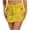 Yellow, variant on purcolt Women's Crochet Hollow Out Beach Skirt High Waist Drawstring Summer Vacation Boho Swim Skirts Swimsuit Cover Ups
