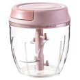 thumbnail image 1 of Coofit Manual Garlic Chopper Mini Stainless Steel Portable Onion Crusher Food Chopper, 1 of 10