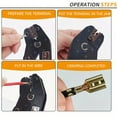 thumbnail image 5 of SN-48B Crimping Tool Set, Includes 135/270/600 Pcs 2.8/4.8/6.3mm Crimp Terminals, Insulated Sealed Cable Connector Crimping Pliers Set, 5 of 6