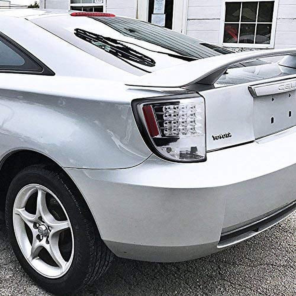 2000-2005 Toyota Celica LED Tail Lights (Glossy Black Housing/Smoke