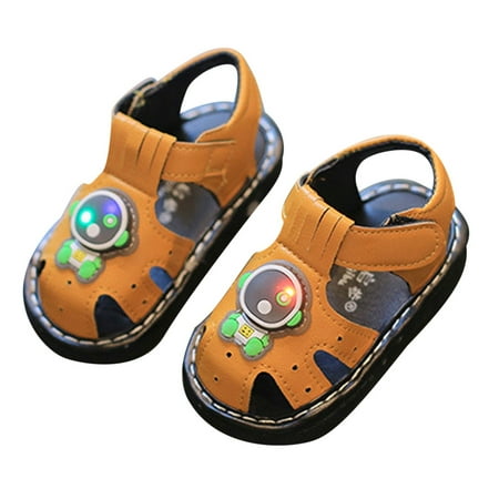 

Rgdypko Baby Shoes Boys Girls Comfortable Sneakers 2024 Astronaut Sandals Walking Soft Sole Non Headband Called Baobao Outdoor Sneakers