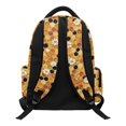 thumbnail image 2 of Jeiento Kids School Backpack for Girls, Water-Resistant Polyester 17 Inch Large Capacity Bookbag with Adjustable Straps, Honeycomb Bee Daypack for Elementary School, Short Trips, Daily Use, 2 of 7