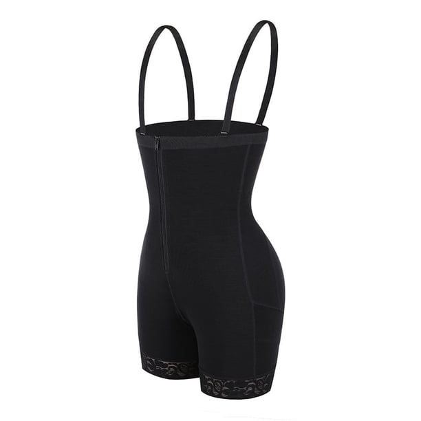 Ropa levanta cola Pantalones de cintura alta Pantalones de cadera Pantalones con cinturón de hombro Pantalones de vientre de encaje de gran tamaño