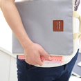 thumbnail image 4 of 2Pcs Canvas Laptop Bag Tablet Documents Office Files Storage Briefcase for Work Business Travel Large Capacity, 4 of 7