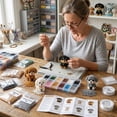 thumbnail image 2 of 3D Beaded Animal DIY Kit, Cute Animal Bead Embroidery Set, Handmade Beading Art Set for Adults, Beginner-Friendly Craft Activity with Materials & Instructions, 2 of 5