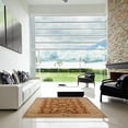 thumbnail image 6 of Ahgly Company Indoor Square Mid-Century Modern Mahogany Brown Oriental Area Rugs, 7' Square, 6 of 6