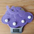 thumbnail image 6 of 4Pcs Easter Bunny Cutlery Holder Plush Tail Decor Rabbit Shape Cutlery Cover Cutter Fork Bag Happy Easter Party Decoration-Purple, 6 of 8