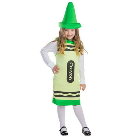 Dress Up America 599-T2 Green Crayon Costume, T2