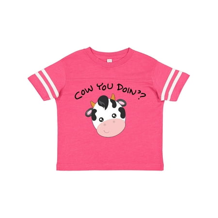 

Inktastic Cow You Doin  Cute Cow Gift Toddler Boy or Toddler Girl T-Shirt