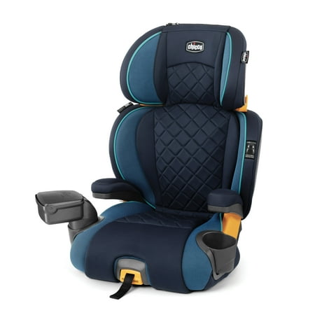 UPC: 0049796611427 | Chicco KidFit Zip Plus 2-in-1 Belt Positioning Booster Car Seat – Seascape (Blue)