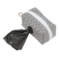 thumbnail image 1 of Dog Garbage Bag Dispenser, Zipper Poop Bag Holder Large Capacity Multifunctional  For Outdoor Elegant Grey, 1 of 8