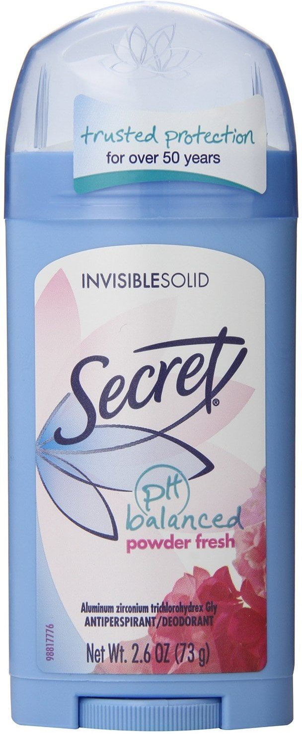 paradijs marge specificatie Secret Anti-Perspirant Deodorant, Invisible Solid, Powder Fresh 2.60 oz  (Pack of 3) - Walmart.com