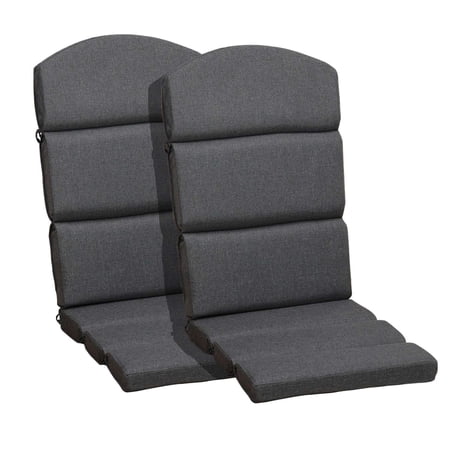 Aoodor High-Back Patio Cushion Adirondack Chair Cushion Olefin Fabric Set of 2-Indoor&Outdoor