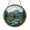 Acrylic 3.5 Inch, variant on Fantasy Forest Landscape Stained Glass Style Window Hanging Art