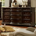 thumbnail image 2 of Furniture of America Strout Traditional Wood 12-Drawer Dresser in Brown Cherry, 2 of 5
