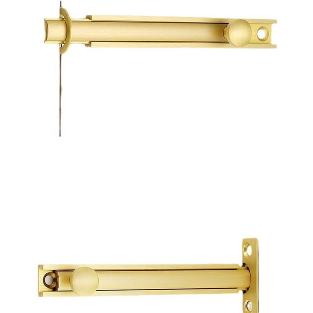 Puerta invisible de cobre puro, pestillo negro, hebilla de puerta, pestillo de puerta, artefacto antibloqueo para dormitorio, cerradura de puerta de granero en ángulo recto de 90 grados