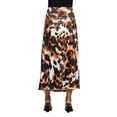 thumbnail image 3 of Maternity Animal Elastic Waist A Line Maxi Skirt, 3 of 4