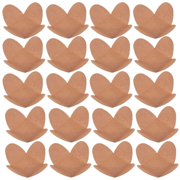 150 Pcs Baking Cups Cups with Lids Chocolate Tray 3X3CM Brown