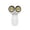 White-As Shows, variant on Owl Handheld Fan, USB Rechargeable Mini Fan with Digital Display, 3 Speed Settings, Compact Personal Fan for Travel, Office, Outdoor Activities, Ultra Quiet and Powerful