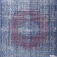 thumbnail image 1 of Ahgly Company Machine Washable Indoor Square Traditional Deep Periwinkle Purple Area Rugs, 7' Square, 1 of 7