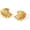 Shell-Upgraded, variant on Gold Statement Earrings for Women Trendy, Chunky Gold Earrings Big Shell Wings Textured Dome Earrings Drop Earrings Hypoallergenic Earrings Lightweight Dainty Vintage Jewelry Gift[b0140]