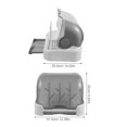 thumbnail image 2 of FELTECHELECTR Cup Drying Rack 1 Set Dustproof Plastic Grey For Infant Care, 2 of 7
