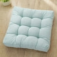 thumbnail image 5 of NSESSHome Thicken Tufted Cushion, Solid Square Seat Cushion Corduroy Chair Pad Pillow Seat Soft Tatami Floor Cushion for Yoga Meditation Living Room Balcony Office Outdoor, 17.7x17.7 Inch, 5 of 6