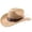 Khaki, variant on TIANZEN Western Cowboy Hat With Curved Brim For And Outdoor Travel Riding Country Style And Hat Men