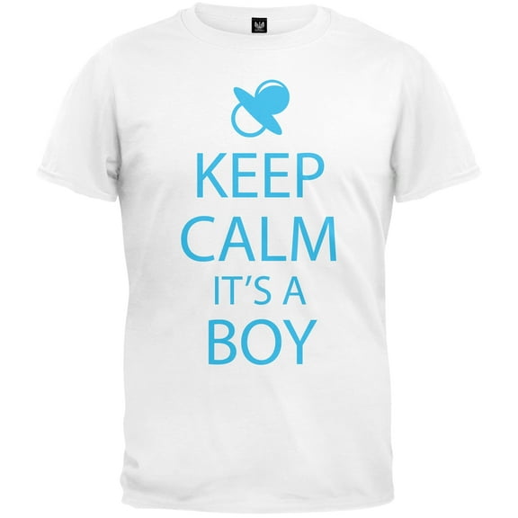 Keep Calm Its A Boy T-Shirt - Medium